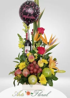 Frutero con Vino